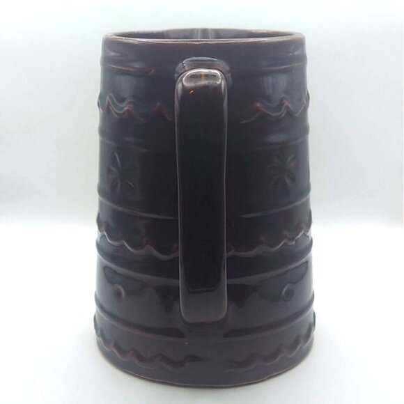 Vintage Marcrest Daisy & Dot Western Stoneware Pitcher Mid-Century Modern - Picture 4 of 8